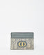 Dior Grey Monogram Dior Oblique Jacquard Canvas 30 Montaigne Freesia Card Holder