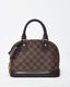 Louis Vuitton Damier Ebene Coated Canvas Alma BB Handbag