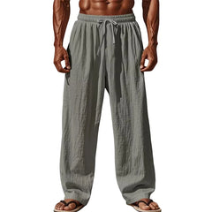 Men's Breathable Loose Fit Drawstring Casual Pants