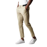 Men's Slim Fit Ankle-Length Casual Pants