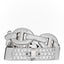 18K White Gold Kelly Diamond Double Tour Chaine d'Ancre Pave Ring 50 5.5