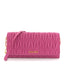 Nappa Matelasse Wallet On Chain Fuxia