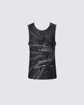 Y2K Light Asian Slim Graphic Tank Top New