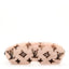 Monogram Mink Fur Sleep Mask Light Pink