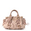 Vitello Shine Top Handle Satchel Mughetto