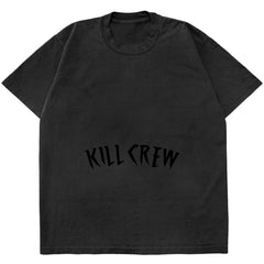 OVERSIZED LUX ACID WASH T-SHIRT - BLACKOUT