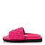 Technical Fabric Embossed Monogram Pool Pillow Comfort Mules 37 Fuchsia