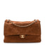 Suede Calfskin Souplissimo Maxi Flap Camel