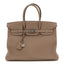 Togo Horseshoe Birkin 35 Gris Tourterelle Etoupe