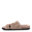 Woolskin Womens Chypre Sandals 40 Bois De Santal
