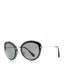 Metal Acetate Round Sunglasses SMU 50R Blue Gold