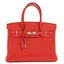 Togo Birkin 30 Rouge Pivoine