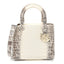 Niloticus Crocodile Himalaya Medium Lady Dior Latte