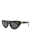 Acetate Cat Eye Sunglasses SMU A04 Black