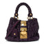 Nappa Matelasse Lux Coffer Bag Purple