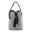 Raso Crystal Starlight Bucket Bag Black