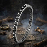 Gothic Multi-Skull Pattern Stainless Steel Bracelet