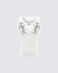 LIGHTNING Series | Street Style Ribbed Tank Top