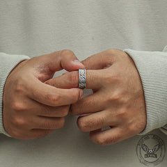 Vintage Celtic Knot Stainless Steel Ring