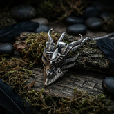 Vintage Evil Dragon Head Stainless Steel Pendant