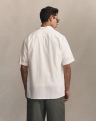 Resort Shirt I - White Fine Seersucker