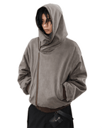 Faux Fur Zip-Up Hoodie