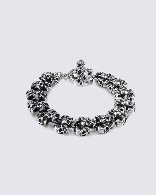 Skull 22cm Bracelet Hover Image