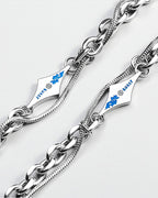 KIIKIO Titanium Steel Lava Wrap Bracelet with Unique Design