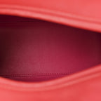 Lambskin Cannage Medium Bi-Color Lady Dior Orange Fuchsia