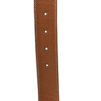 Box Courchevel 32mm H Belt 80 32 Black Gold