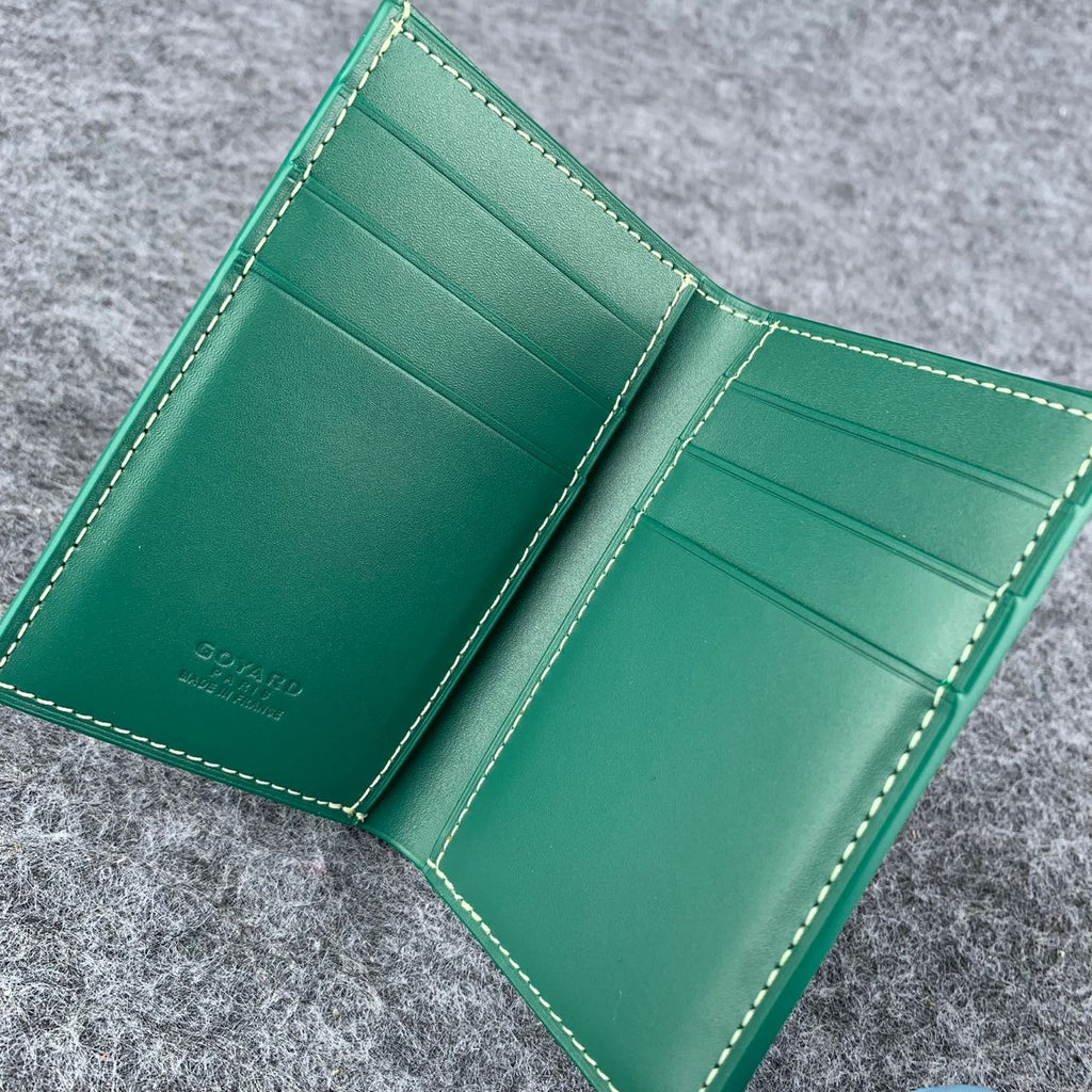 Goyard Canvas Saint Marc Card Wallet 'Green'