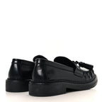 Spazzolato Tassel Loafers 36.5 Black