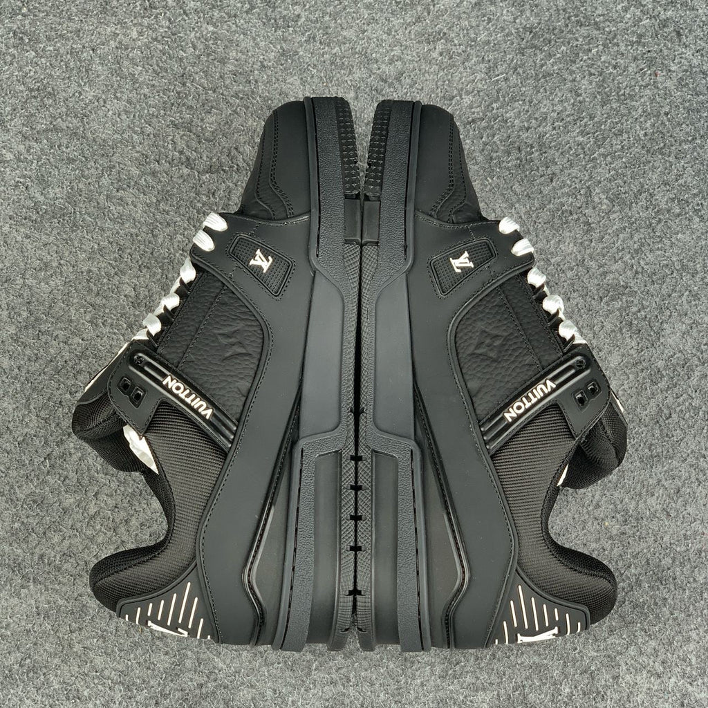 LV Trainer 'Embossed Monogram Black'