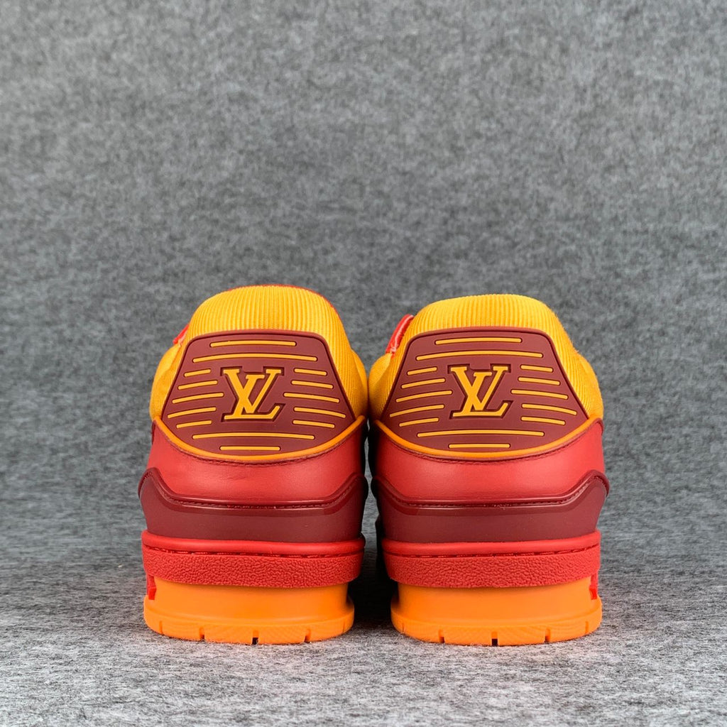 LV Trainer 'Bordeaux Red Orange'