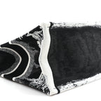 Canvas Embroidered Medium Paris Book Tote Black White