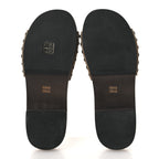Suede Logo Slide Clogs 37 Cannella