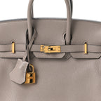 Taurillon Novillo Birkin 25 Gris Asphalte