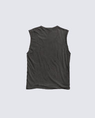 Distressed Skeletal Graphic Tank Top