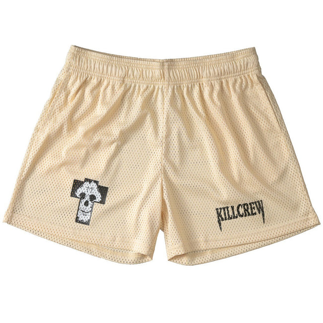 VENTED MESH SHORTS MISFIT - CREAM / BLACK Hover Image