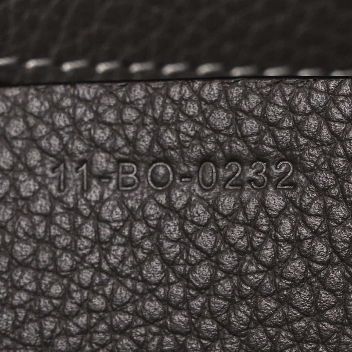 Grained Calfskin Maxi Gallop Sling Bag Grey