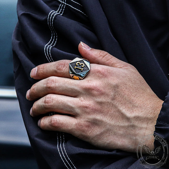 13 Stainless Steel Skull Ring Main Image