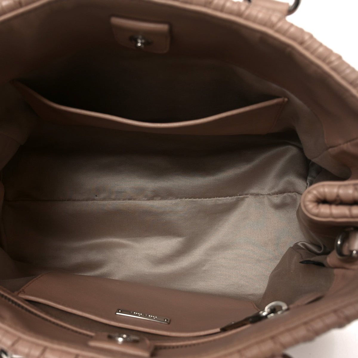 Nappa Matelasse Swarovski Crystal Tote Cammeo