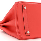 Togo Birkin 30 Rouge Pivoine