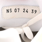 Suede Calfskin Dior Star Ors Platform Sneakers White Black 39 Light Beige White