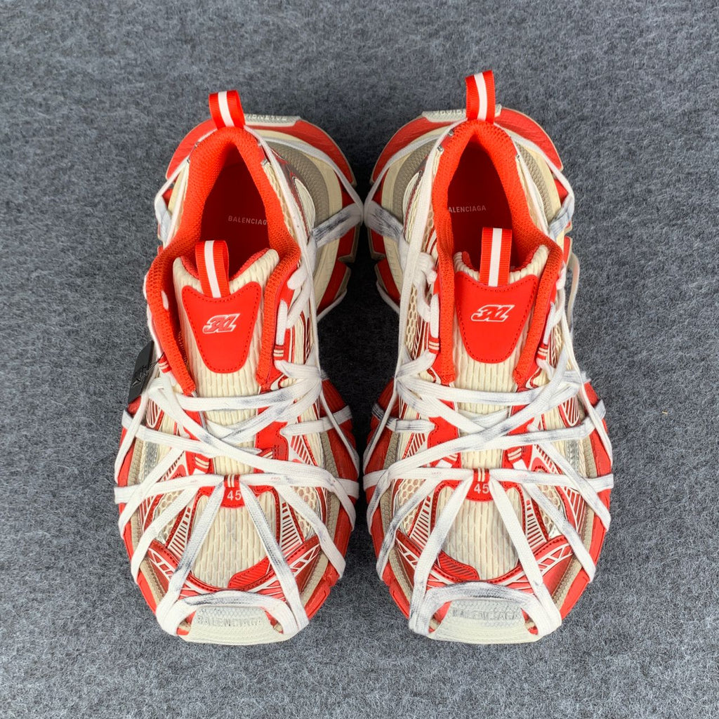 Balenciaga 3XL Extreme Lace Sneaker 'Worn-Out - Orange Beige'