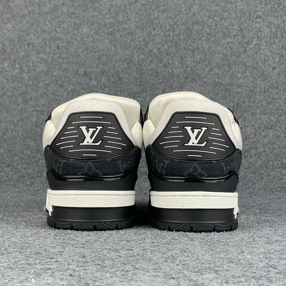 LV Trainer 'Black Monogram Denim’