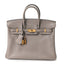 Taurillon Novillo Birkin 25 Gris Asphalte