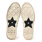 Canvas Macro Houndstooth Embroidered Womens Walk'N'Dior Low Top Sneakers 39 White Black
