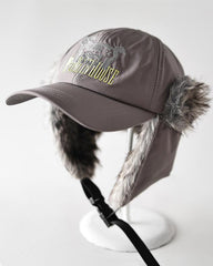 Puppy Embroidery Plush Dual-Wear Couple Cap