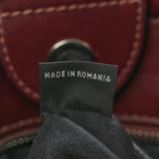 Vitello Soft Shopping Tote Burgundy
